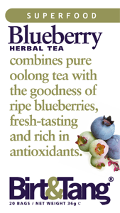 Packshot of Birt&Tang Blueberry tea