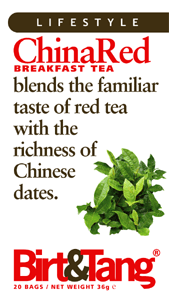 Packshot of Birt&Tang ChinaRed tea