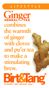 Packshot of Birt&Tang Ginger tea