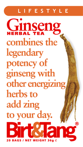 Packshot of Birt&Tang Ginseng tea