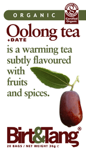 Packshot of Birt&Tang Oolong+Date tea