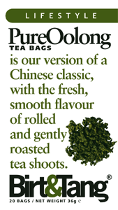Packshot of Birt&Tang Pure Oolong tea